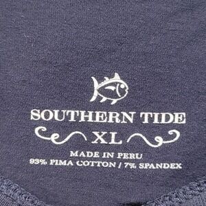Southern Tide Women's‎ Blue Short Sleeve T-Shirt Size XL Pima Cotton Stretchy